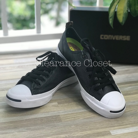 NWT Converse JP Jack OX Black Pearls Shines W AUTH - Picture 4 of 8